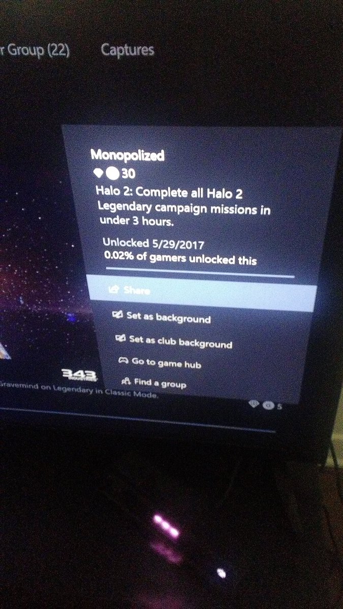 TimeyJuan's tweet photo. @Mr_Monopoli you inspired me to speed run Halo watching your old pre MCC streams, finally earned this to show for it. Cheers mate! https://t.co/3ZSJ4ZbLqF