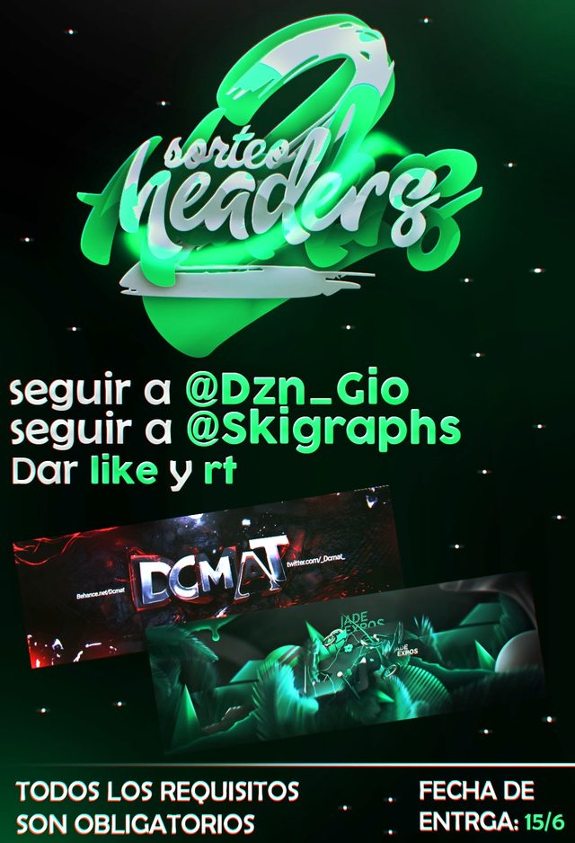 dzn_gio's tweet photo. 🔥Sorteamos dos headers!🔥
Requisitos:
Seguirnos 
@SkiiGraphs 
@dzn_gio 
Dar❤🔄
Termina el 15/06 https://t.co/5q2yt4eiQe