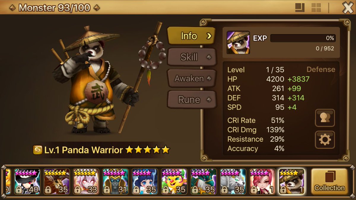 dreamchrome's tweet photo. So after chasun, i got wind panda? Why com2us? You're not going to make me quit? HAHAHAHA #SummonersWar #dequeue #4th https://t.co/9GAPY6P8wk
