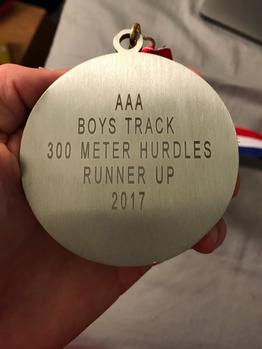 Keeganhughes99's tweet photo. From being scared to go over a hurdle 2 months ago to finishing 2nd at States...all credit to my amazing coach for investing in my success https://t.co/0KgM8dXxSc