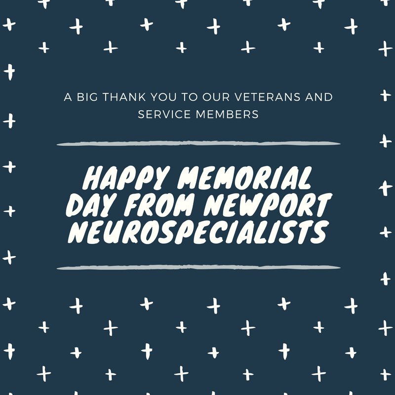 newportneuro's tweet photo. Wishing everyone a safe and happy Memorial Day! #newportneurospecialists #memorialday #neurology #nervescience https://t.co/lafAKGUG1d