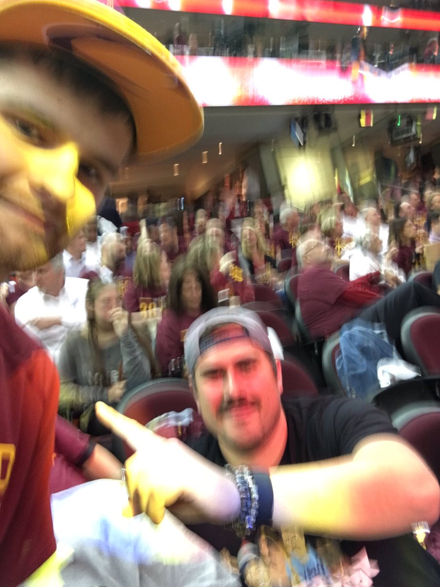 Dywida's tweet photo. Thanks @PardonMyTake for coming to Cleveland last week! I appreciate the pics & you singing my SAFTB flag! #WantToSayIt #ButICant #AWLNation https://t.co/x9t7LzMMas