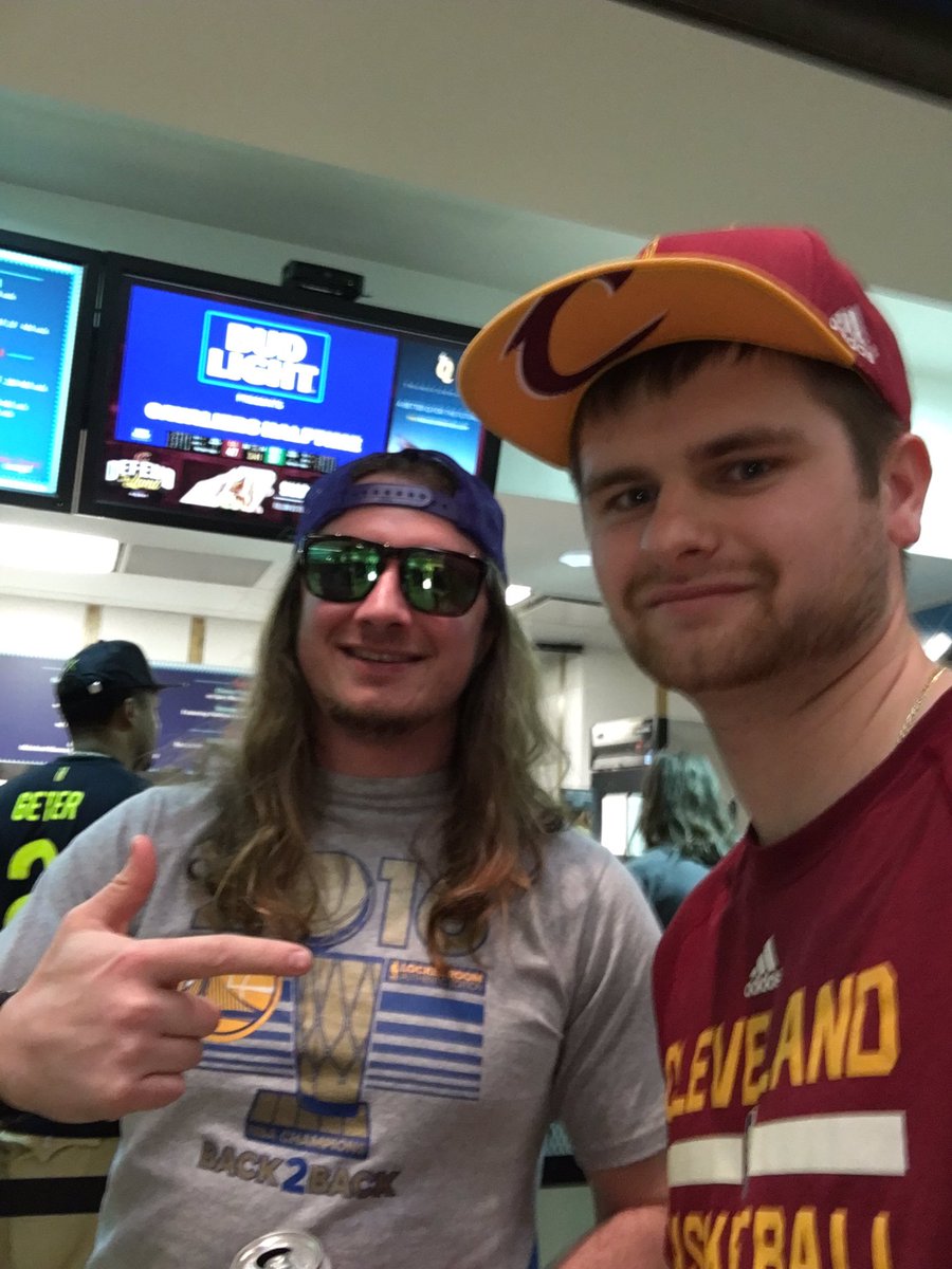 Dywida's tweet photo. Thanks @PardonMyTake for coming to Cleveland last week! I appreciate the pics & you singing my SAFTB flag! #WantToSayIt #ButICant #AWLNation https://t.co/x9t7LzMMas
