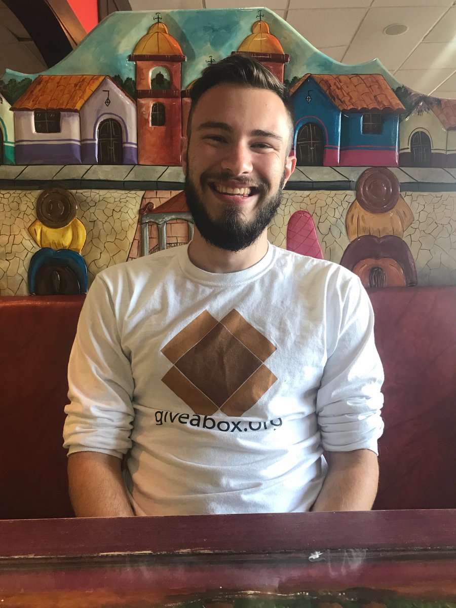 GiveABoxOrg's tweet photo. Thanks to @Mizzou_Premed for repping us in Columbia, MO today! Every shirt purchased donates one box to the homeless https://t.co/dALPOTp2w8 https://t.co/rvIyC1fXLe