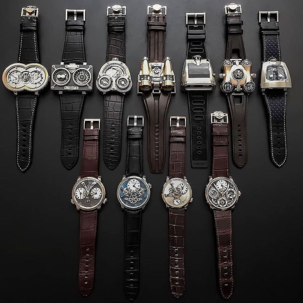 PWJinz's tweet photo. A collection like no other 😍 every timepiece so unique and revolutionary!

#mbandf #watchgame #watchlovers

#Repos… https://t.co/xMCXASXSLq https://t.co/qDf20yLFkm