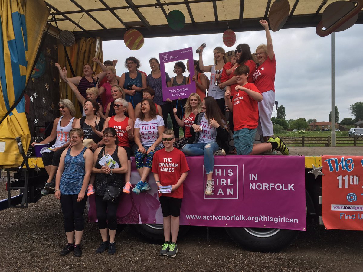 DownhamGames's tweet photo. #thisgirlcan Norfolk. Carnival day in Downham Market today. @ActiveNorfolk @EVanlint https://t.co/chi1m6K4N6
