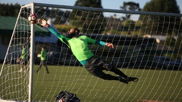 História de superação! Conheça um pouco da história do goleiro Jandrei: goo.gl/Cr8sxl (Foto: Divulgação ESPN)