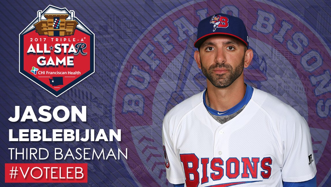 BuffaloBisons's tweet photo. Leb gets his sixth home run of the season! Vote for him for the @TripleABaseball All-Star Game here: https://t.co/e2lPrJq9S0 #VoteLeb https://t.co/auYazhxcvI