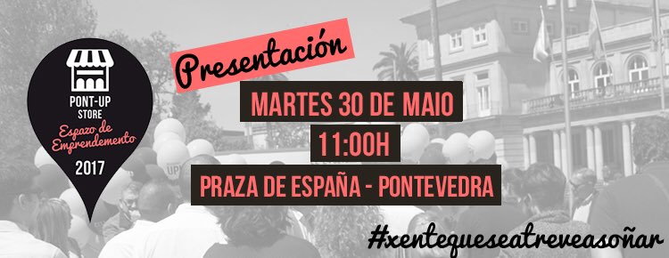 pontUPstore's tweet photo. Mañá é un día especial para o #MovementoUp 🎉Convidámosvos á presentación do #PontUpStore2017 con @albertogarnil e un montón de novidades!🔝👏🏼 https://t.co/mpP0wBX2yI
