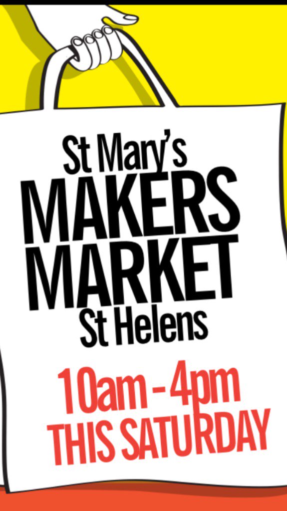 This Saturday &amp; the 1st Saturday of every month! Call 07766742166 to book a stall #sthelenshour