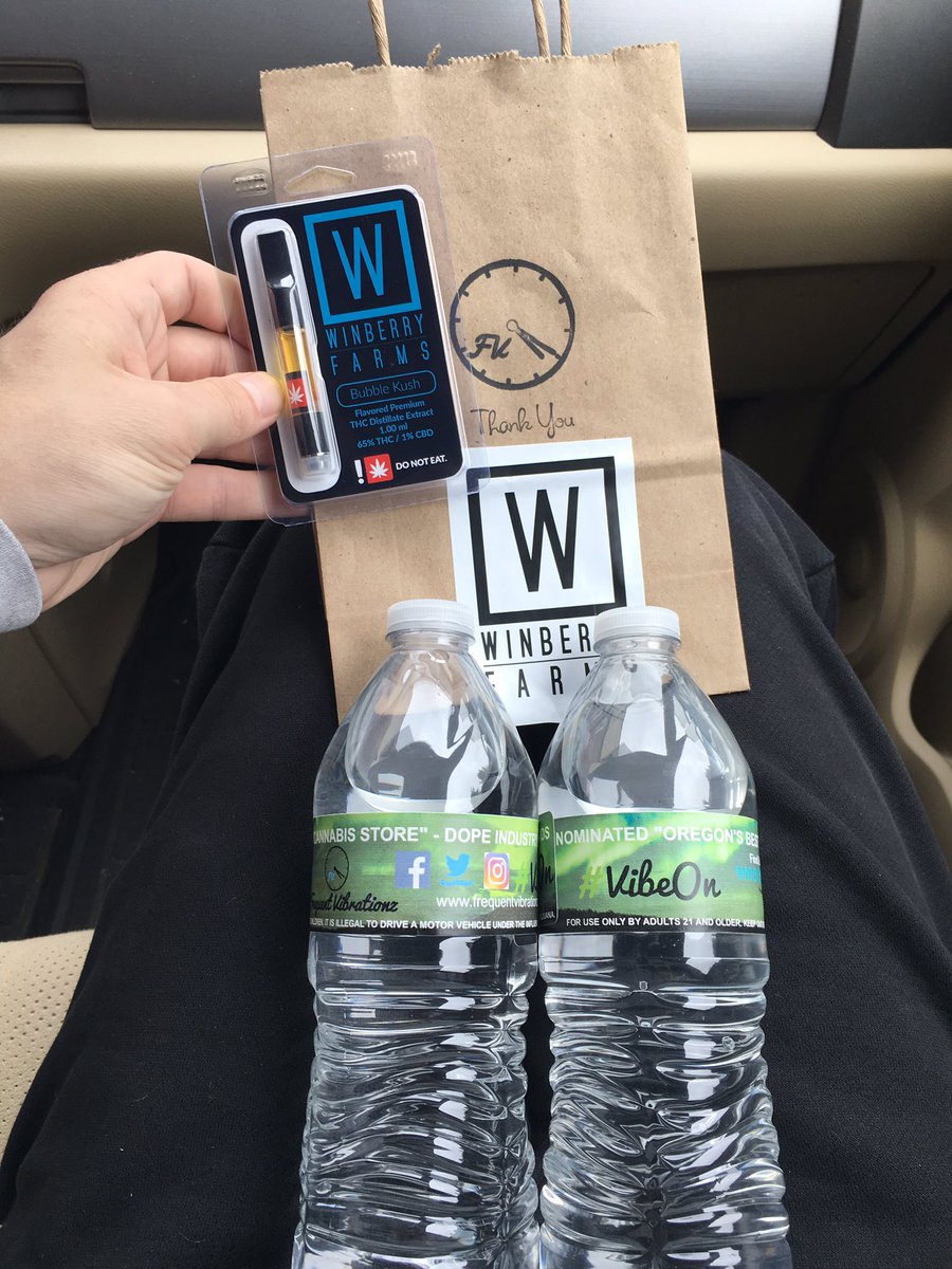 SimplyColeman's tweet photo. Morning lift from @FrequentV #WinberryFarms #cannabis #VibeOn https://t.co/dQq2sldyJU