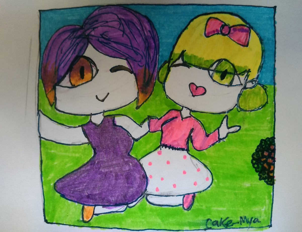 TheRealCake_mya's tweet photo. ...
#anime #girl #art #drawing #draw #sketch #cakemya #animegirl #chibi #purple #pink https://t.co/SF9Jl0r9J5