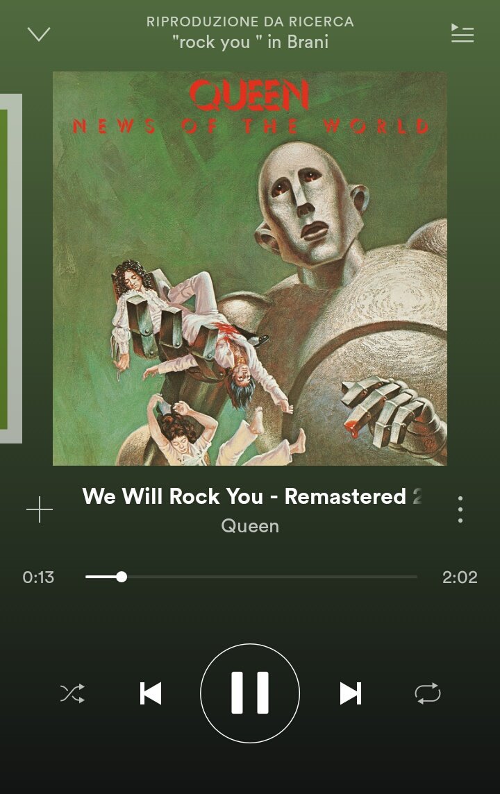 sossa_possa's tweet photo. #20reasonschallenge We Will Rock You dei Queen, la canzone Che mi mette più energia in assoluto e con mille ricordi d'infanzia❤ https://t.co/TjijDD4PeE
