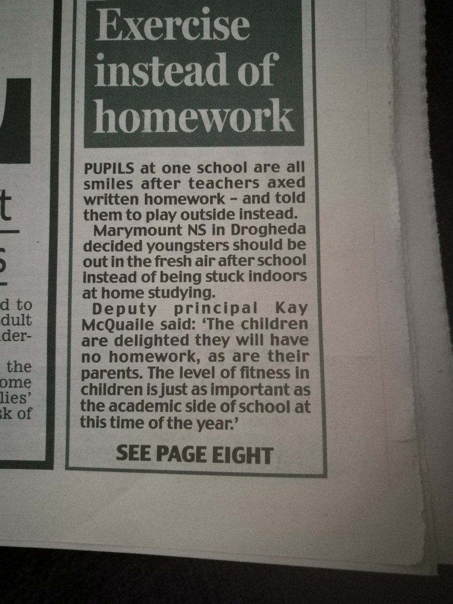 Front page headlines <a href="/irishdailymail/">The Irish Daily Mail</a>  <a href="/BeActiveASAP/">Be Active ASAP</a> #keepmoving #activeschools