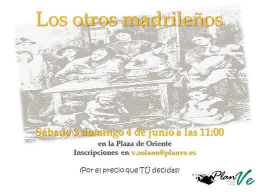 PlanveEducacion's tweet photo. Entramos en junio con una bonita visita. "Los otros madrileños" 
Sábado 3 y domingo 4 a las 11:00 #Madrid
https://t.co/qdtSk3GDEC https://t.co/1lvE4Imvi3