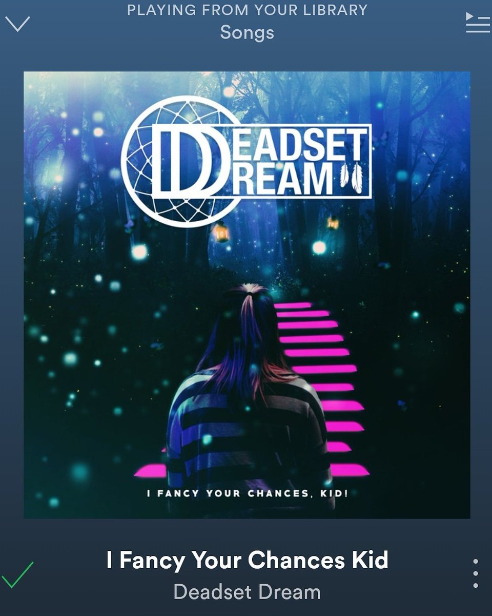 annjp613's tweet photo. Got this absolute tune from @DeadsetDreamUK on repeat at the moment 🎧💙 #spotify #deadsetdream #newmusic #fancyyourchances #faves #sheffield https://t.co/xTetgsq896