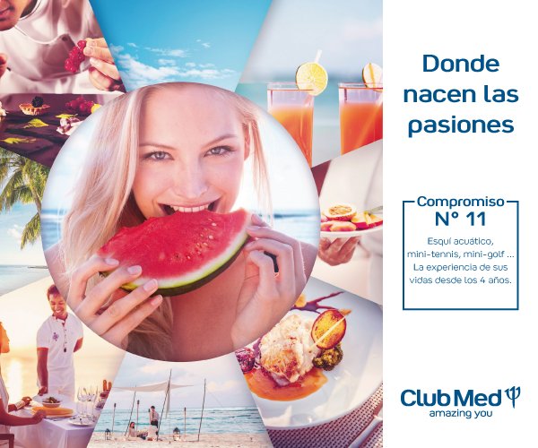 ClubMedAR's tweet photo. Momentos inolvidables, sabores exquisitos, diversión sin límites y la escuela de deportes más grande del 🌎Vení a #ClubMed https://t.co/SNh7mDWOfa