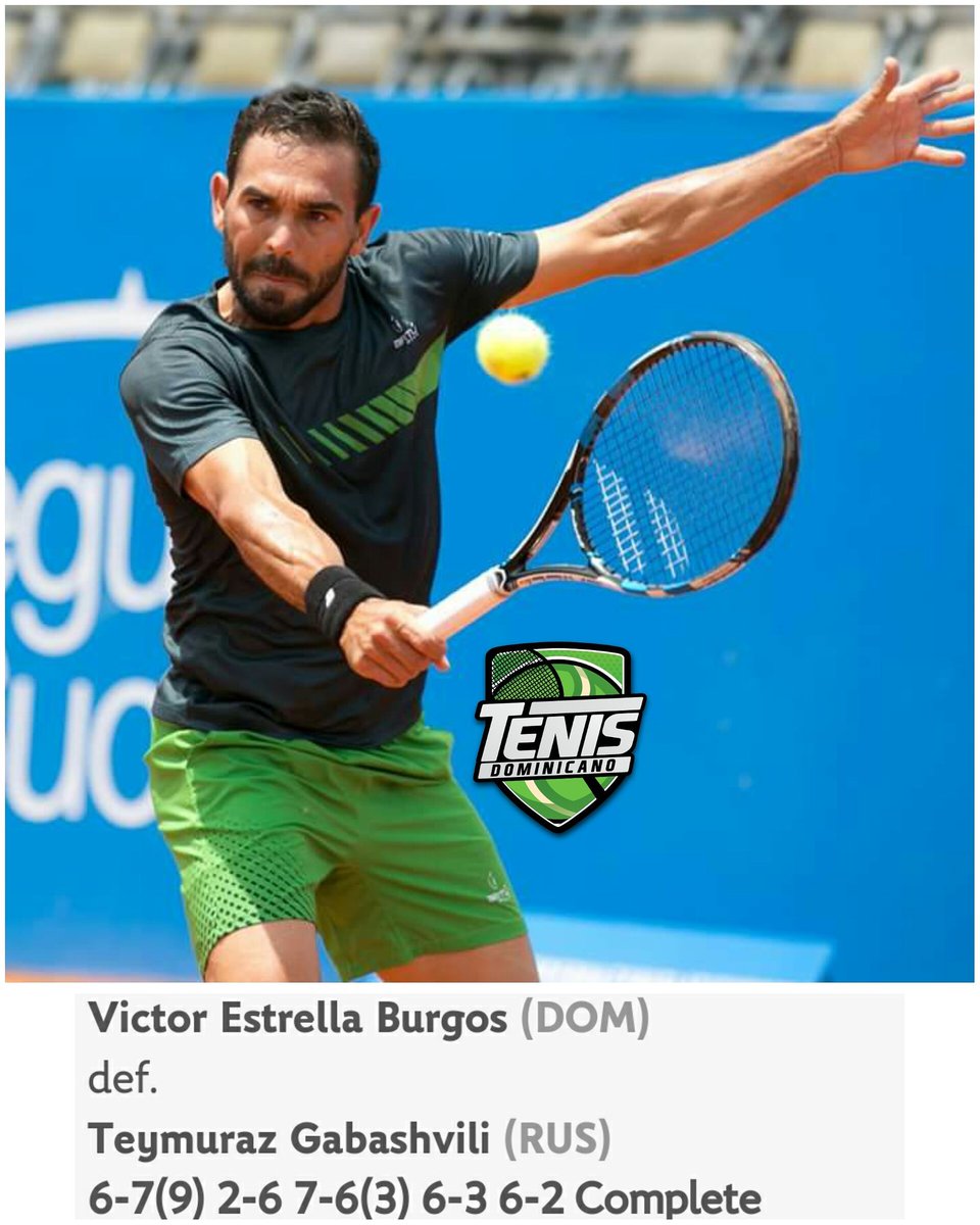 TenisDominicano's tweet photo. ¡Grandeee! Víctor Estrella avanza a segunda ronda de Roland Garros tras remontar dos set abajo #TodosConViti https://t.co/Iw4GYHzJYr