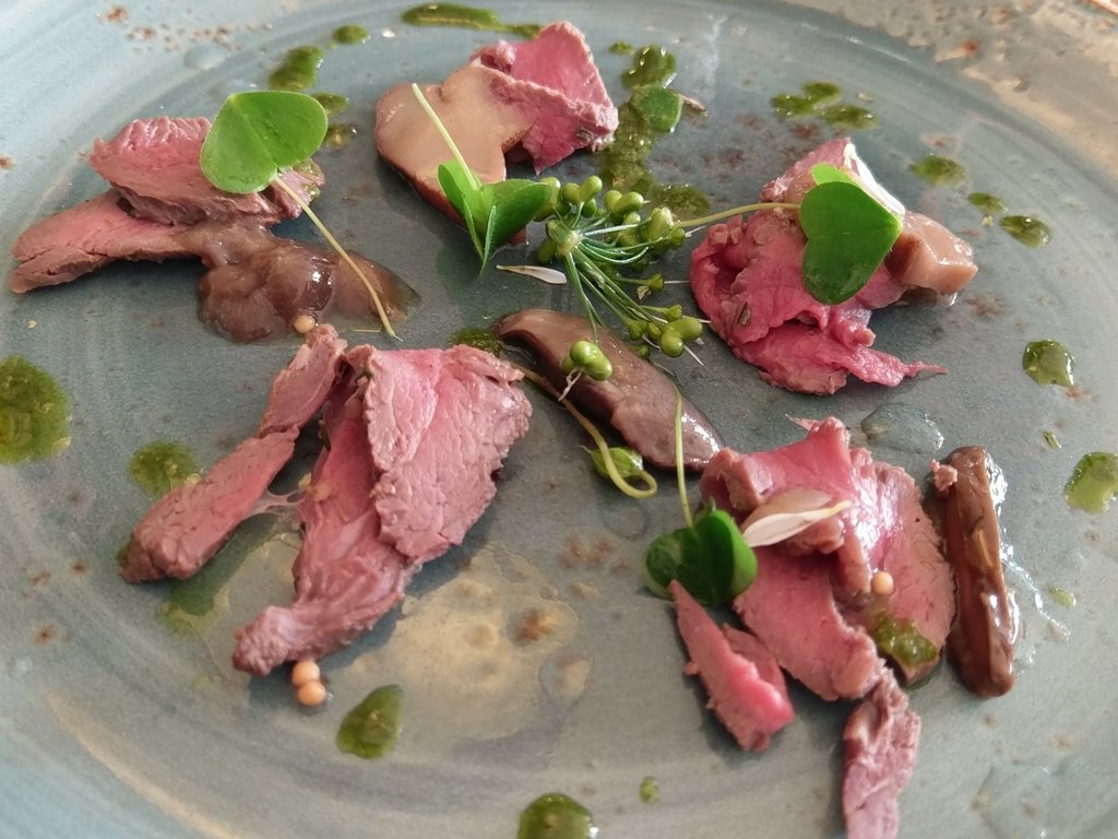 Great venison dish at #bardzotadnie forest tasting menu