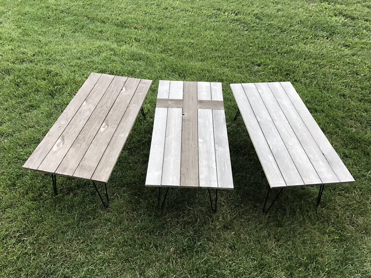 RusticsbySAM's tweet photo. Check out our new rustic coffee tables. #coffeetables #rustic #rusticsbysam #cross #rusticcross #rusticfurniture https://t.co/C5vumrnmop