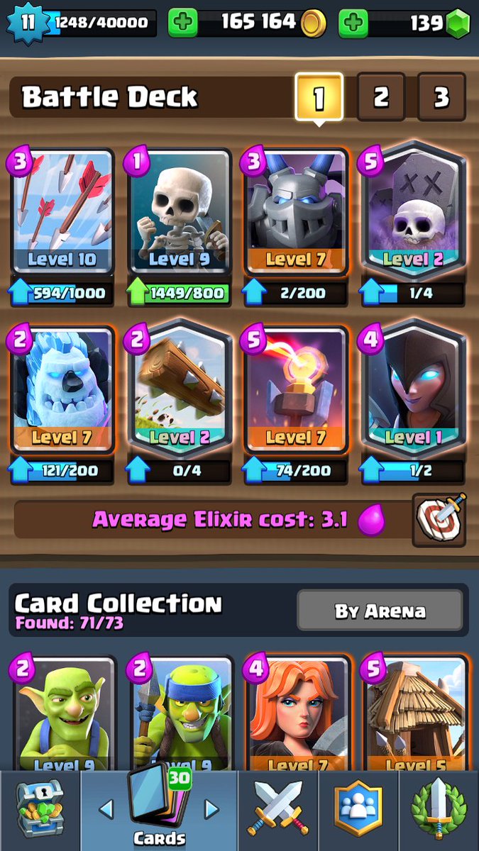 NightcoreYami99's tweet photo. @ShekuDragneel @ClashRoyale @SurgicalGoblin This deck shuts down ebarbs,rg,any good giant pushes,any hog decks,lavahound decks etc unless ur pretty pro when playing those cards.. https://t.co/D6zt3gGRit
