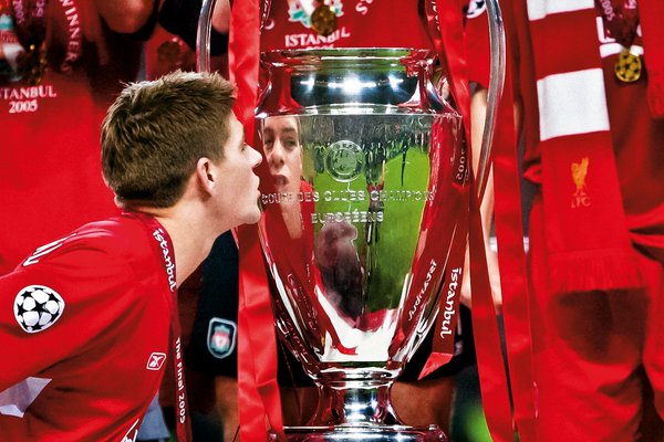  37th Birthday to Steven Gerrard legend LFC of Steven Gerrard captain 2005 UEFA Champions League 