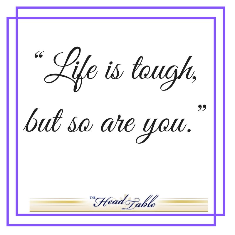 TheHeadTable's tweet image. "Life is tough, but so are you." 
headtable.net
#MotivationalMonday #TheHeadTableATL #Inspiration #LinenRentalCompanyATL