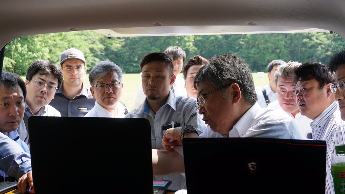 YellowScan's tweet photo. Great first day @YellowScan  workshop in Japan with Mirukuru and @ace1sd  showcasing  #LiveStation and Pr. Katoh research #ShinshuUniversity https://t.co/MznXMttp9v