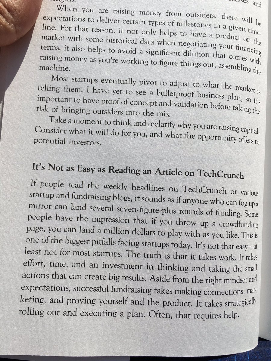 True words from <a href="/CoFoundersLab/">CoFoundersLab</a> Alejandro's  #TheArtOfStartupFundraising. Great read. @RJ_PledgeCents <a href="/TechCrunch/">TechCrunch</a> #startup #Entrepreneur