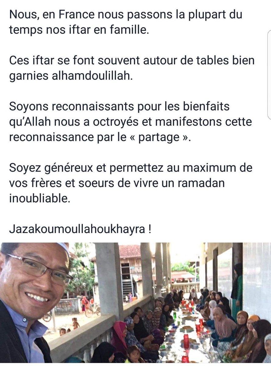 Nouvelleoptique's tweet photo. #Iftar #Ftour #Cambodia #vosdons #Merci #Ramadan2017 #Hassanets #Do3a
Saha ftourkoum!
https://t.co/0IXYicEt5z
https://t.co/1n4kVMkdYR Rt https://t.co/cN9folXHhJ