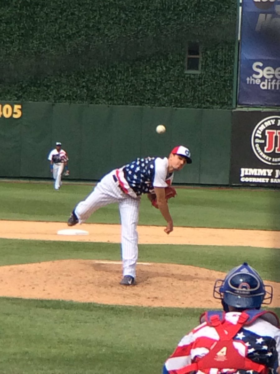 becsnyder's tweet photo. @MSwarmer 2 K's in the 8th. That mitt goes perfectly with that jersey :) https://t.co/o4uV3WZehN