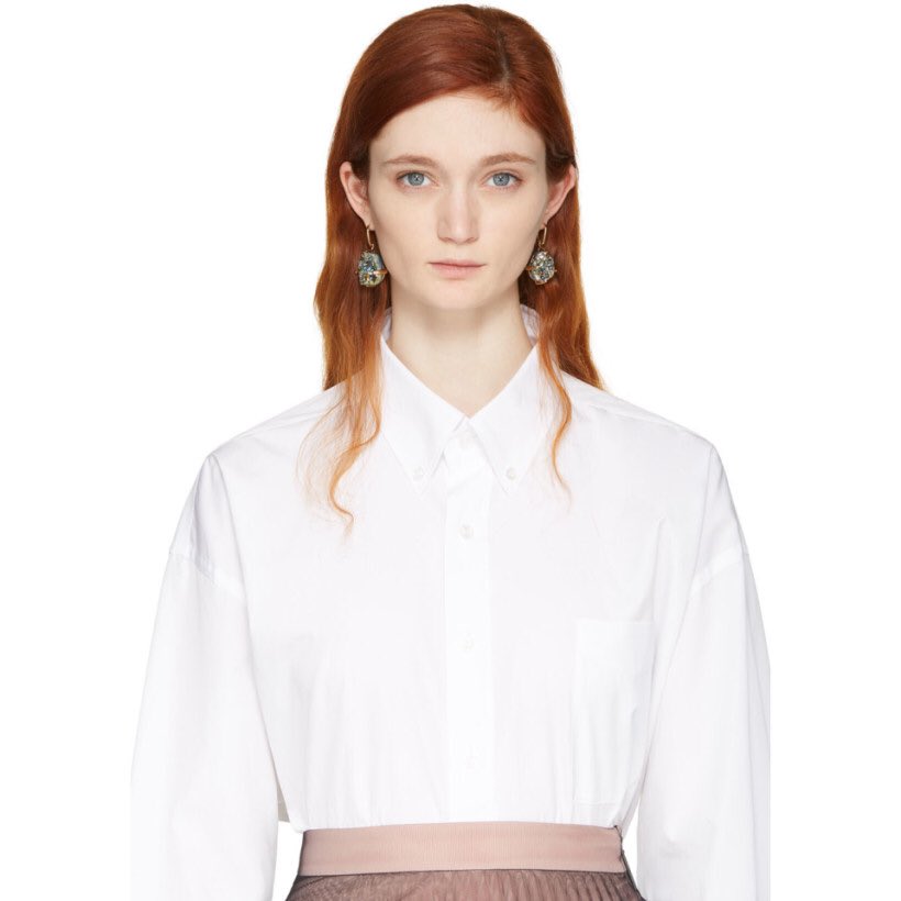 thesugarwoman's tweet photo. #WouldCop : Statement @ChristopherKane earrings on sale for $131 via @SSENSE -> https://t.co/cp5lTKr4F4 https://t.co/xhznsIHFAg