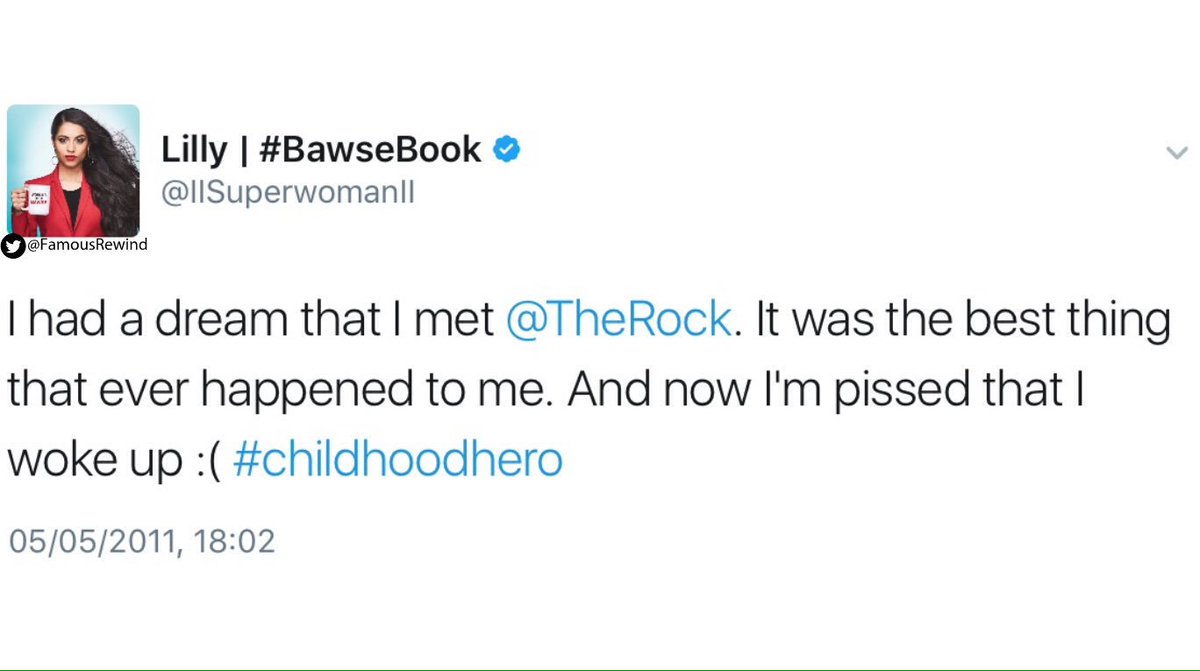 FamousRewind's tweet image. The @IISuperwomanII and @TheRock Twitter journey... 
Create a positive atmosphere in your life and good things will happen. 💯🙏🏻