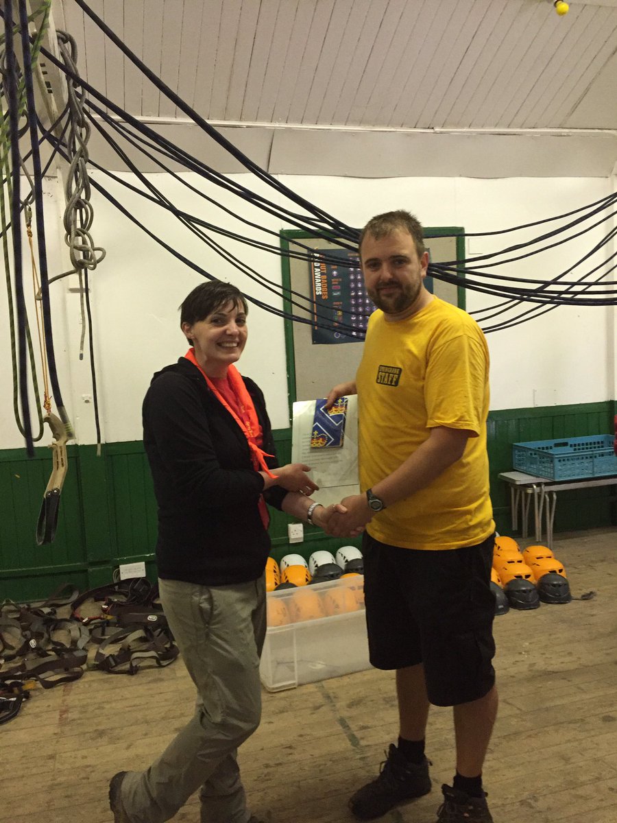 After a busy weekend at <a href="/springbank_camp/">Spring Bank Camp</a> Mark Briggs was presented his #QSA by ACC <a href="/derbysnetwork/">Derbyshire Network</a> #welldone #questarebest