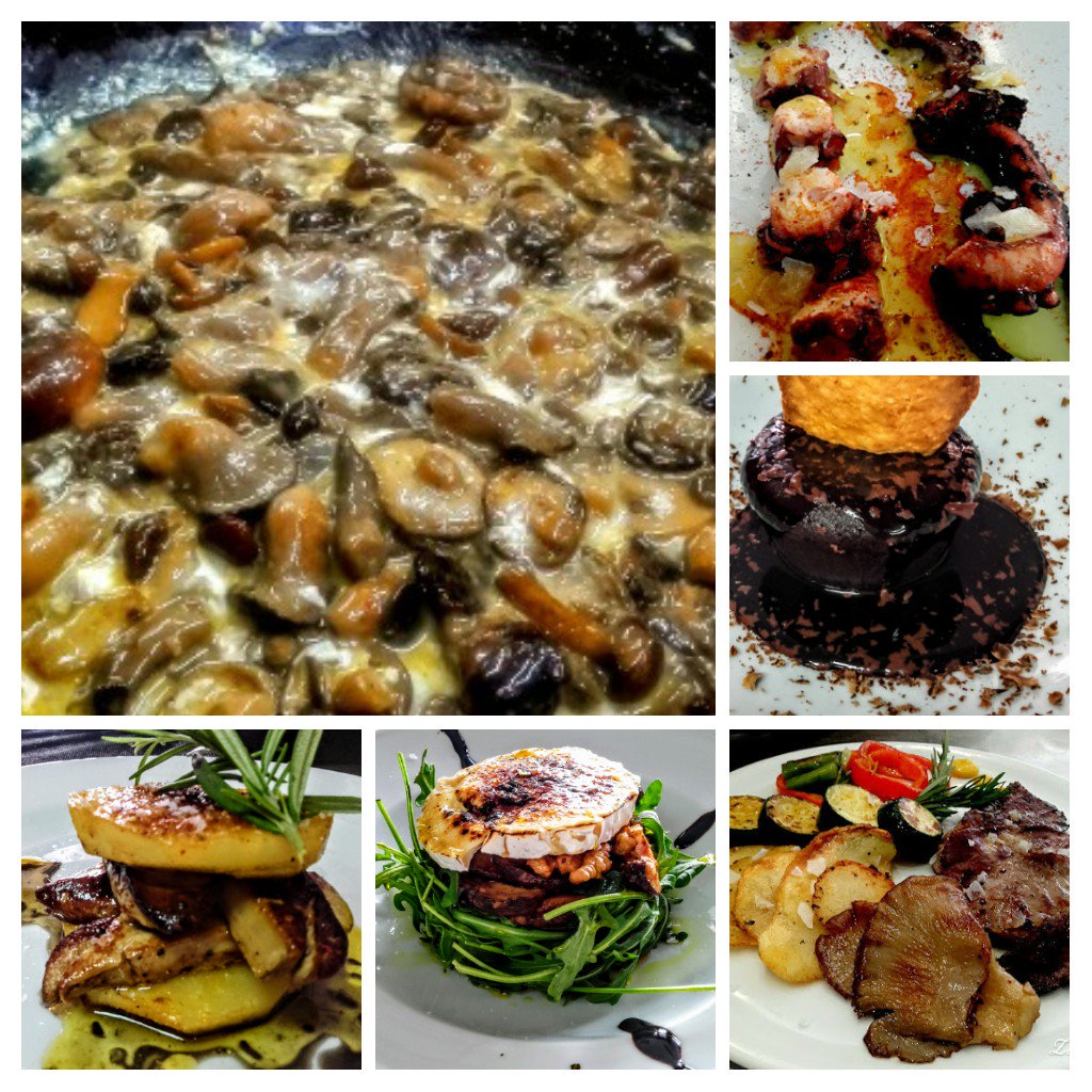 77trece's tweet photo. Fuerisima de carta!!!
Corral y monte, ensalada de rucula y shitake con queso de cabra, tiradito de pulpo, foie, coulant...#cocinartetrece https://t.co/7BJt0YRqza