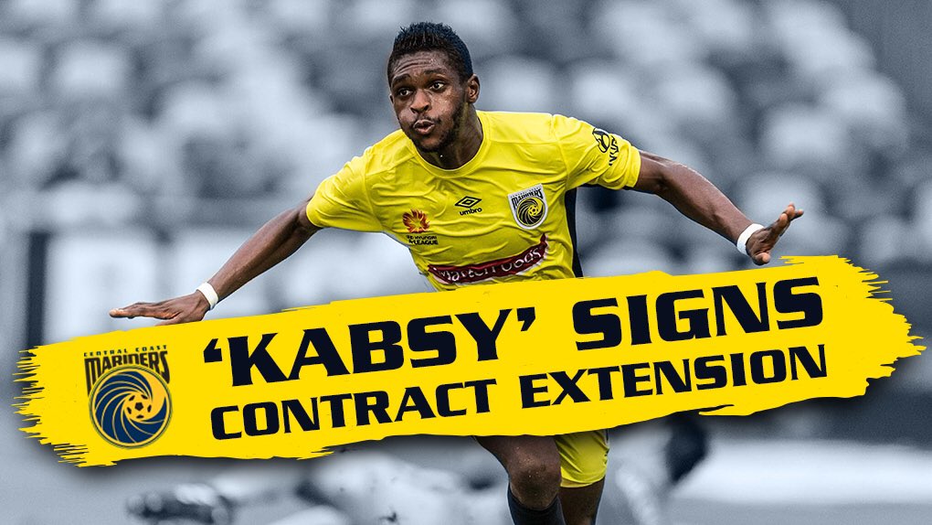 WSWBrotherhood's tweet photo. #AppiahUpdate CONGRATULATIONS to our brother Kwabena Appiah for his contract extension with Central Coast for another season. #Mariners #CCM https://t.co/oonwig62Uu