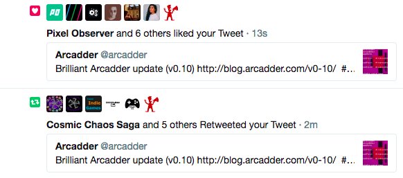 arcadder's tweet image. And no one follow a link :D 

#gamedev #indiedev