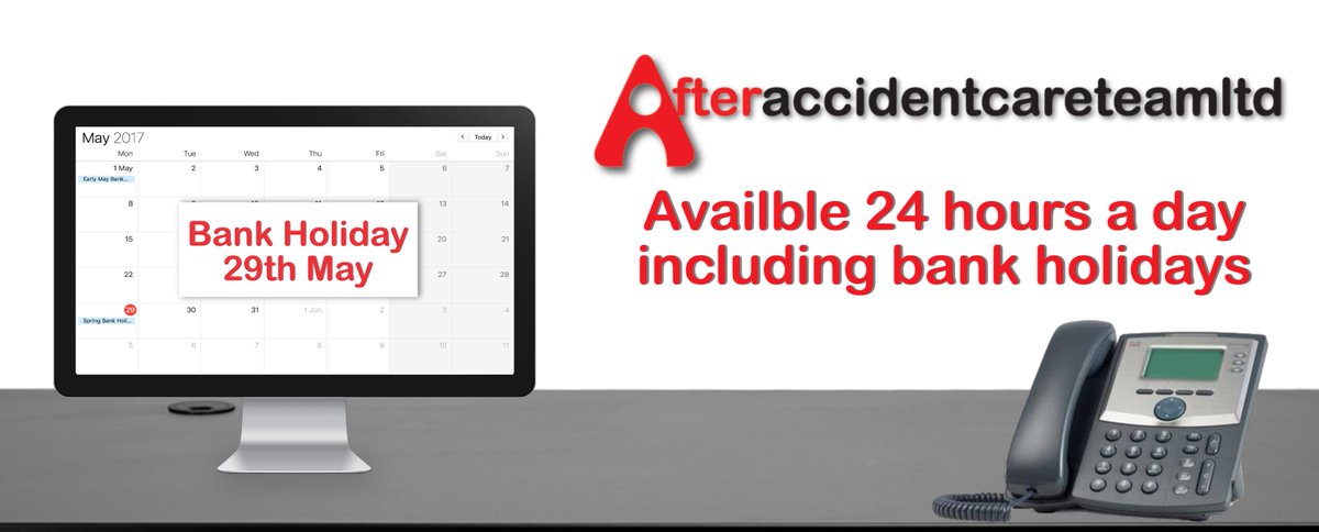 veimdigital's tweet photo. After Accident Care Team is a family run business, we can offer you a personal service 24 hours a day including bank holidays #Bankholiday https://t.co/0SVmAao8HA