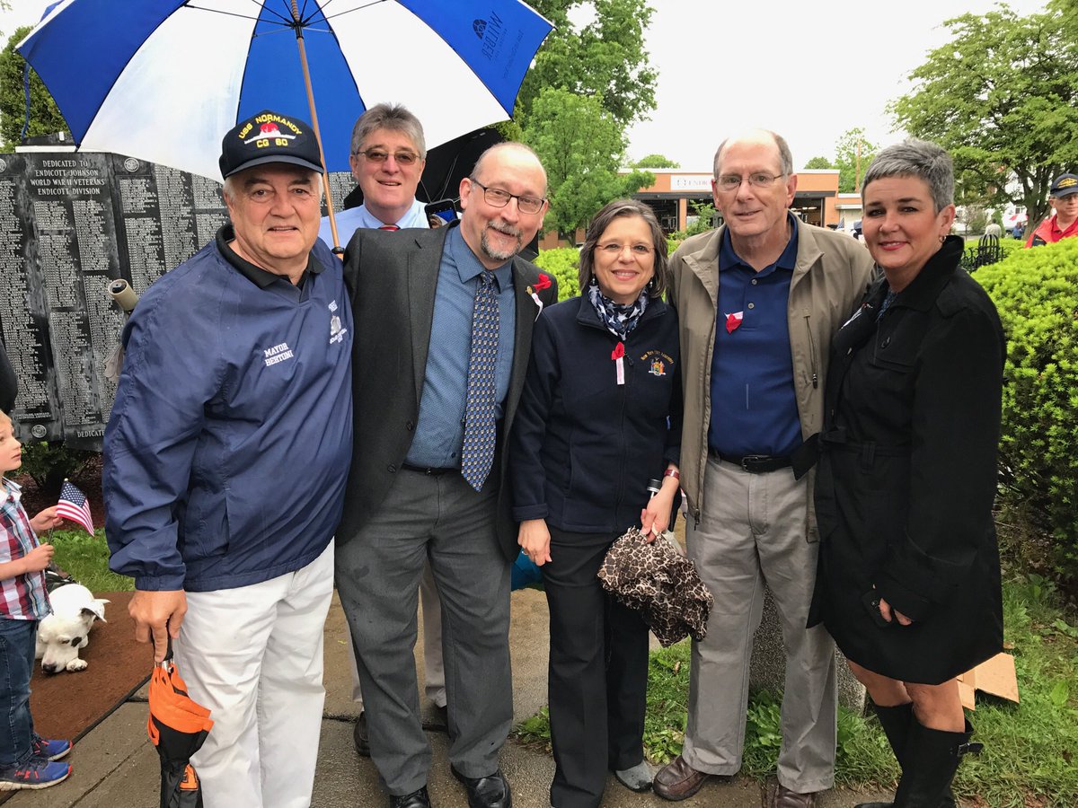 #MemorialDay in the 123rd AD. Attended ceremonies in Binghamton, Vestal, &amp; Endicott to honor all who gave their lives serving our country.