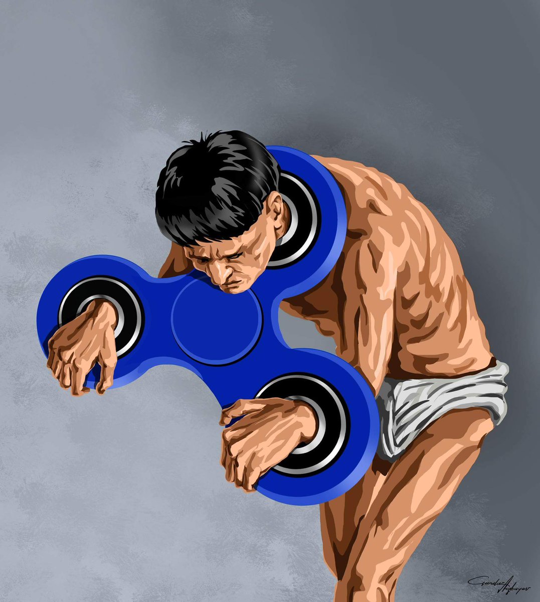 thepixelmonk's tweet photo. @pewdiepie The Modern Human #fidgetspinner https://t.co/OPMqobdVfP
