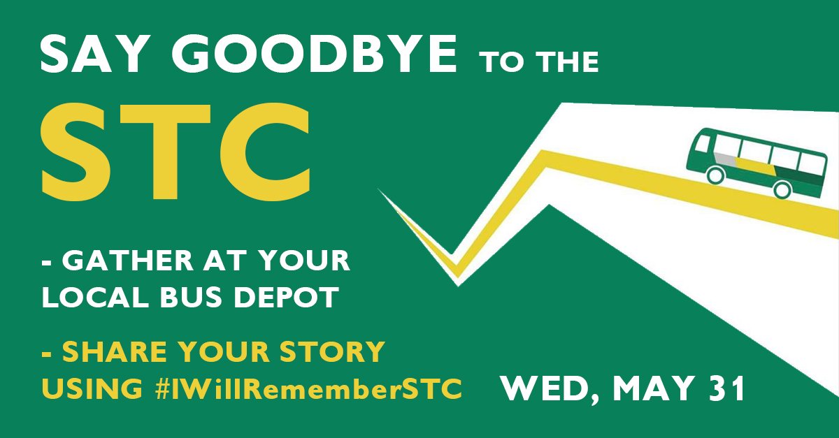 stopthecutsSK's tweet photo. Wed, May 31 gather at your local STC depot to mark the end of an essential service and the death of a Crown. Share stories #IWillRememberSTC https://t.co/hp4tLlRX5z