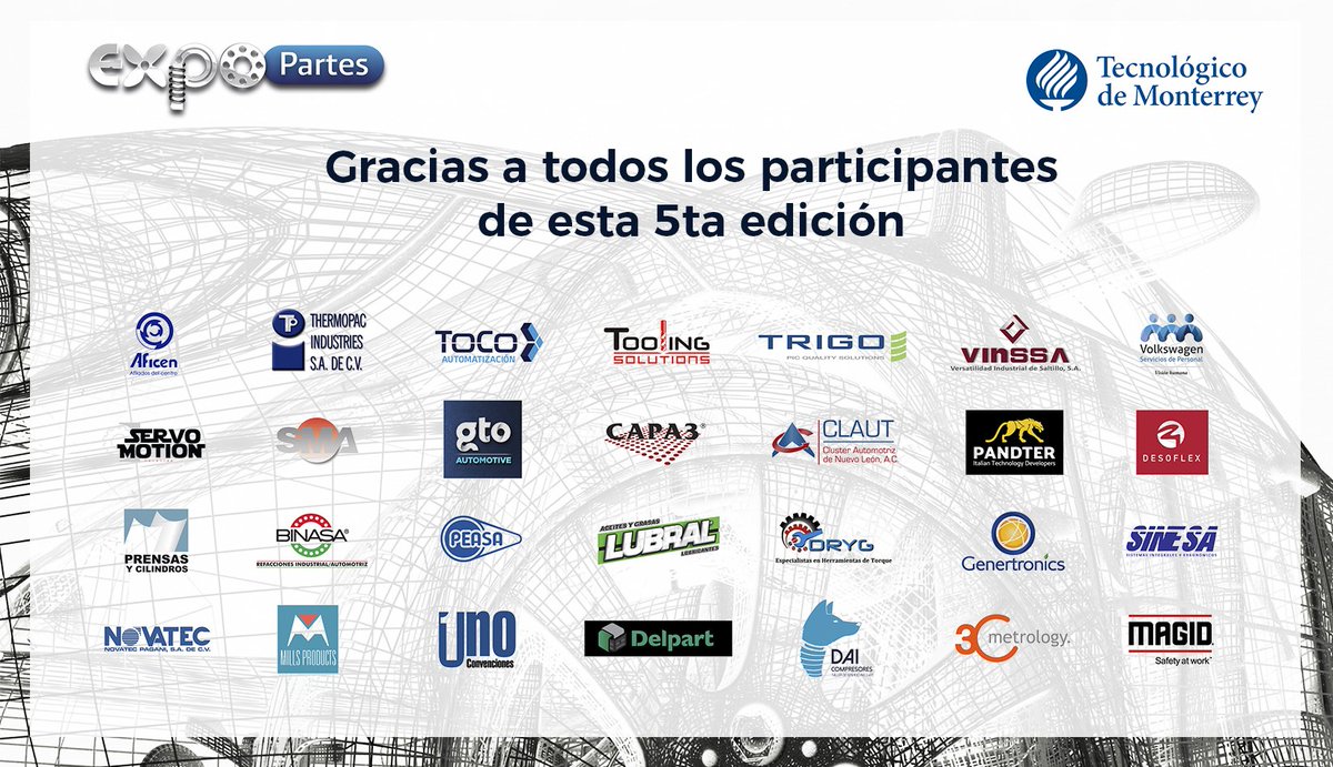 ExpoPartesSL's tweet photo. Gracias a los EXPOSITORES que estuvieron presentes en #ExpoPartesSLP2017 https://t.co/jFmZS4yzdJ
