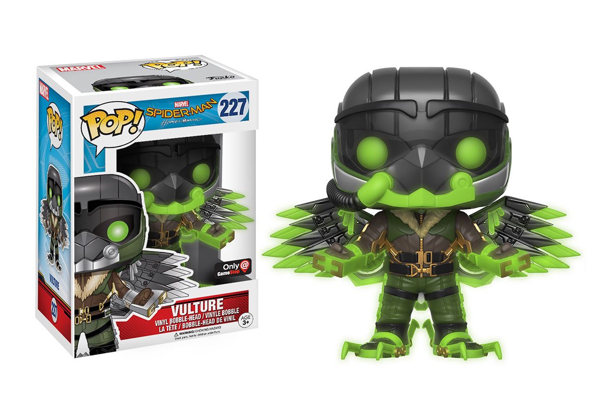 OriginalFunko's tweet photo. RT &amp; follow @OriginalFunko for the chance to win a @GameStop Exclusive Vulture Pop! #SpiderManHomecoming https://t.co/0k8mj3iNz4