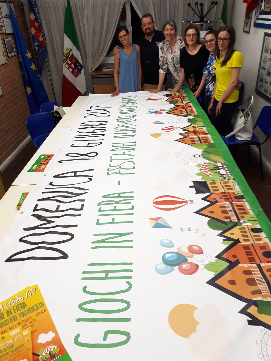 il_bosco_acm's tweet photo. Ed anche lo striscione è pronto!
#festadelquartiere #malpensata #Bergamo #18giugno al Parco, musica, giochi e tanto altro ! Tutti invitati! https://t.co/UwoIF0wvnS