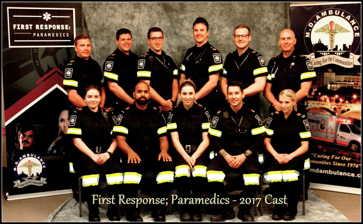 MedavieWest's tweet photo. Just announced Season 1 First Response; Paramedics. Couple cast members missing. 10 episodes airing in December. @FahrenheitFilms https://t.co/LPpnokQ781