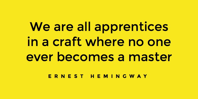 WritersEdit's tweet photo. #Writers Are All Masters In The Making And Apprentices For Life. #WritersLife #Inspiration https://t.co/ZrV1tuo0fp