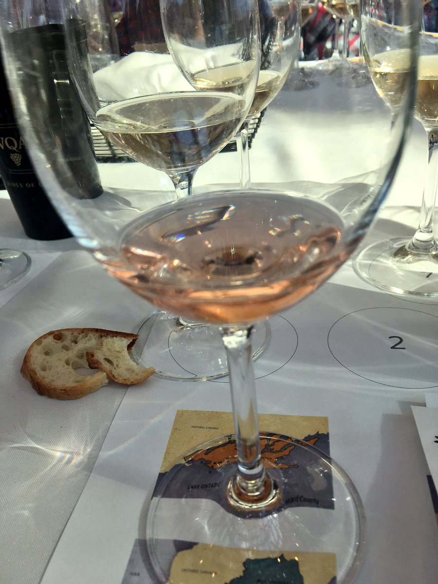 So happy to try that great <a href="/Benjamin_Bridge/">benjamin_bridge</a> rosé that everyone adored at <a href="/VanWineFest/">Vancouver International Wine Festival</a> again! Thanks #terroir2017