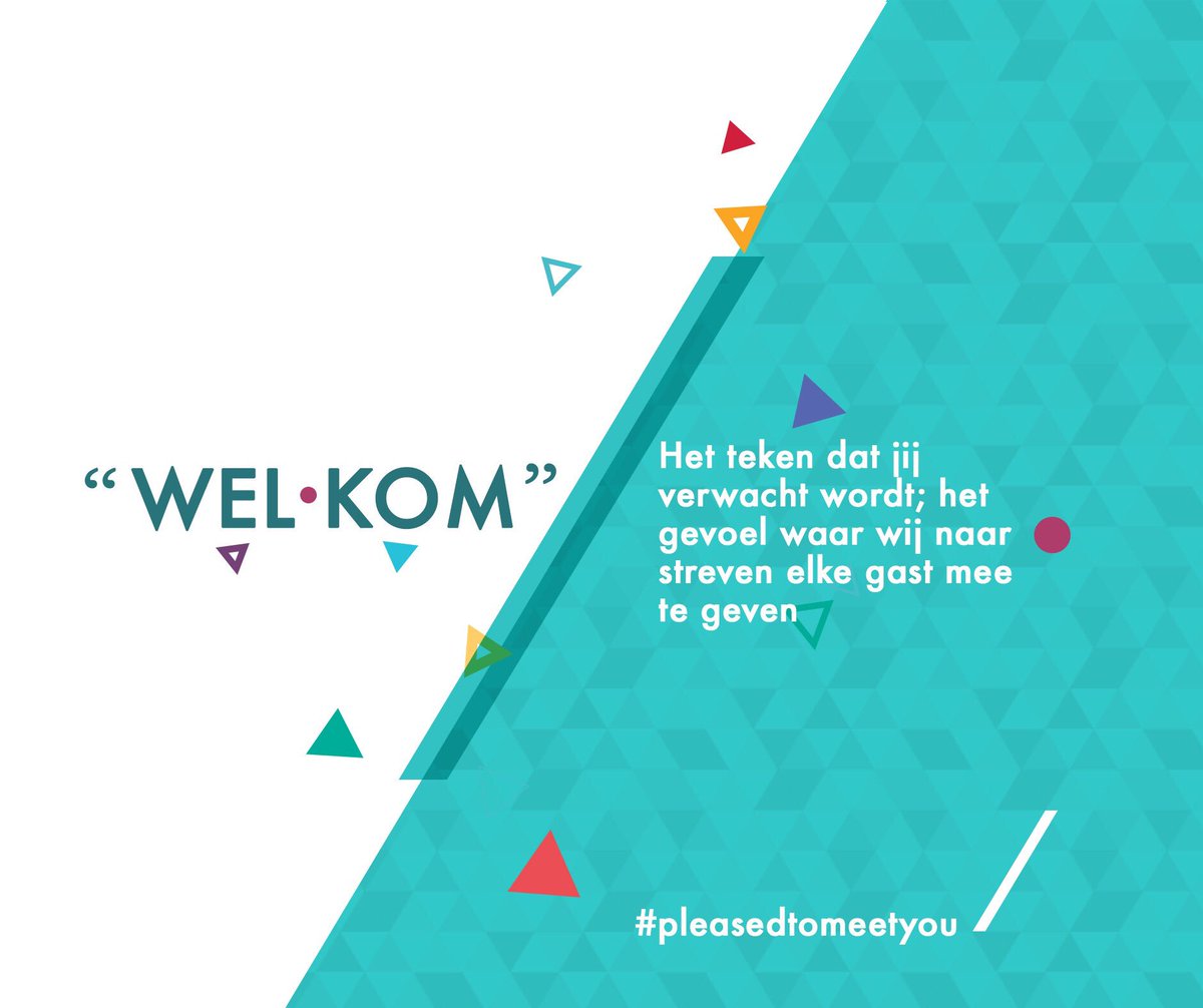 GuestwiseNL's tweet photo. #Welkom #Definitie #GoodMonday #Pleasedtomeetyou #Beleving #Gastvrijheid #Guestwise https://t.co/KMxrO9dMAv