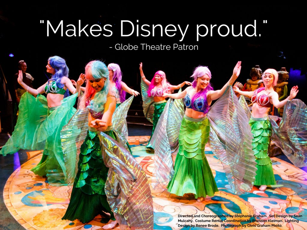 GlobeTheatreYQR's tweet photo. Audiences love #TheLittleMermaid! We can't wait to share 5 more weeks of undersea magic! #MermaidLive Photo by @cgphotography https://t.co/yTD6RnyIzK