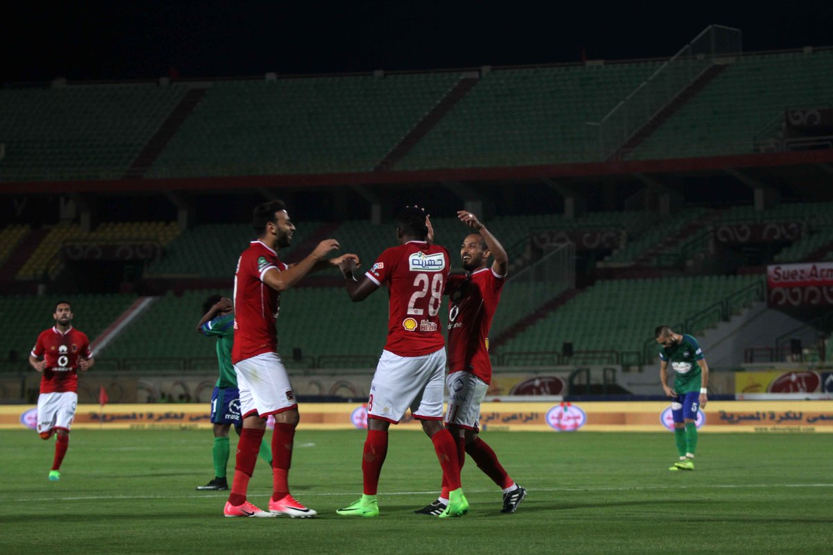 youm7's tweet photo. وليد سليمان يسجل الهدف الثانى للأهلى أمام المقاصة في الدقيقة 61 
#الدوري_يا_اهلي https://t.co/N4rbXGhiof